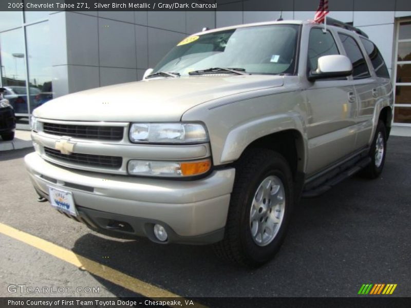 Silver Birch Metallic / Gray/Dark Charcoal 2005 Chevrolet Tahoe Z71