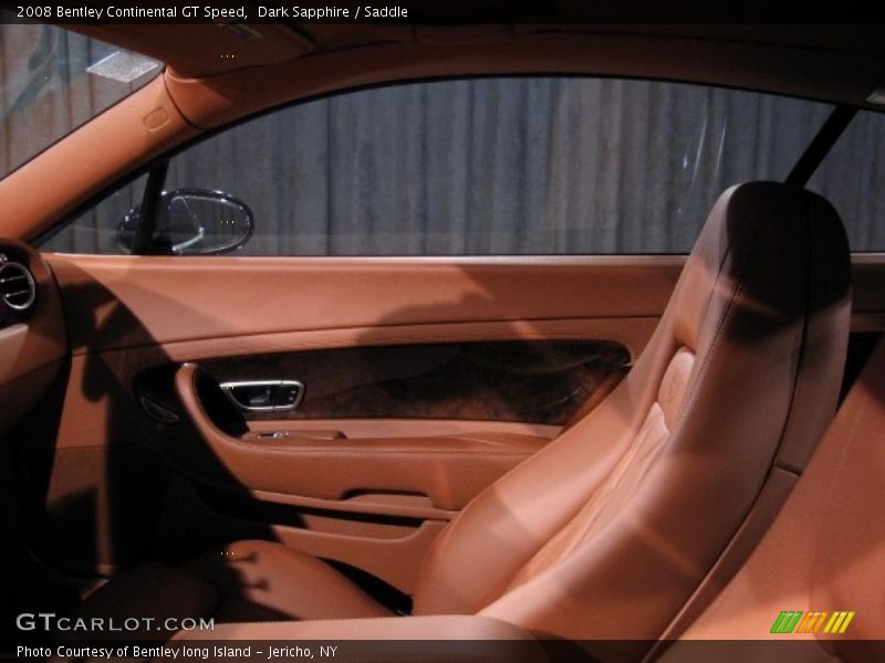 Dark Sapphire / Saddle 2008 Bentley Continental GT Speed