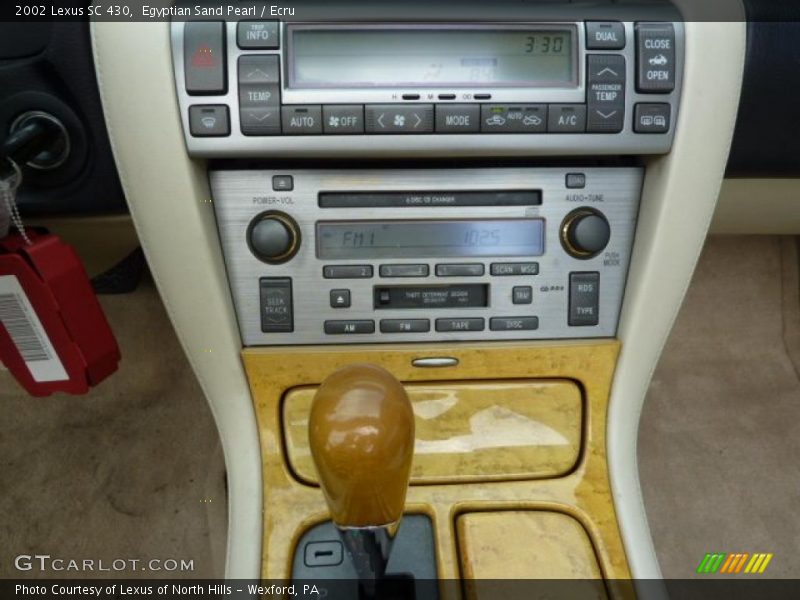 Controls of 2002 SC 430