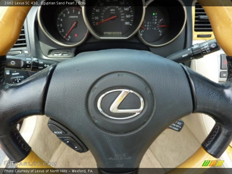 Egyptian Sand Pearl / Ecru 2002 Lexus SC 430