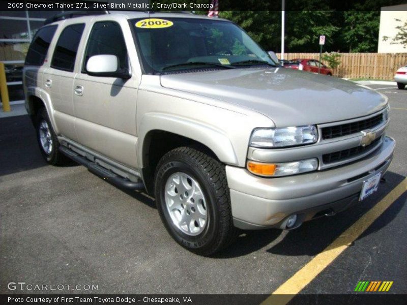 Silver Birch Metallic / Gray/Dark Charcoal 2005 Chevrolet Tahoe Z71