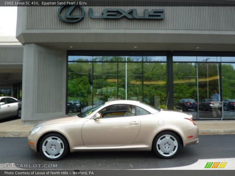 Egyptian Sand Pearl / Ecru 2002 Lexus SC 430