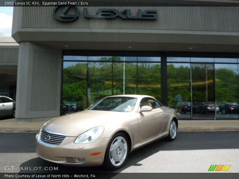 Egyptian Sand Pearl / Ecru 2002 Lexus SC 430