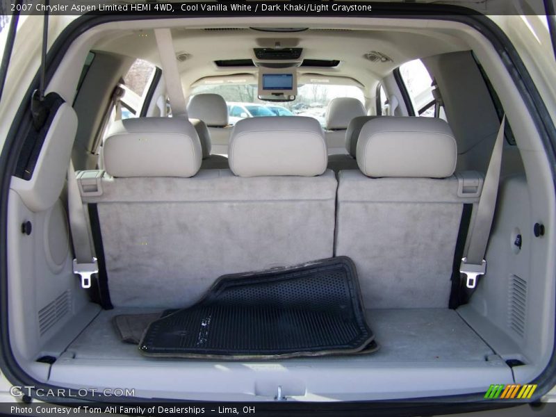 Cool Vanilla White / Dark Khaki/Light Graystone 2007 Chrysler Aspen Limited HEMI 4WD