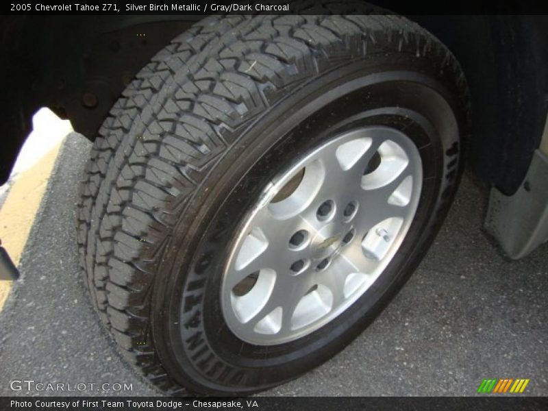 Silver Birch Metallic / Gray/Dark Charcoal 2005 Chevrolet Tahoe Z71