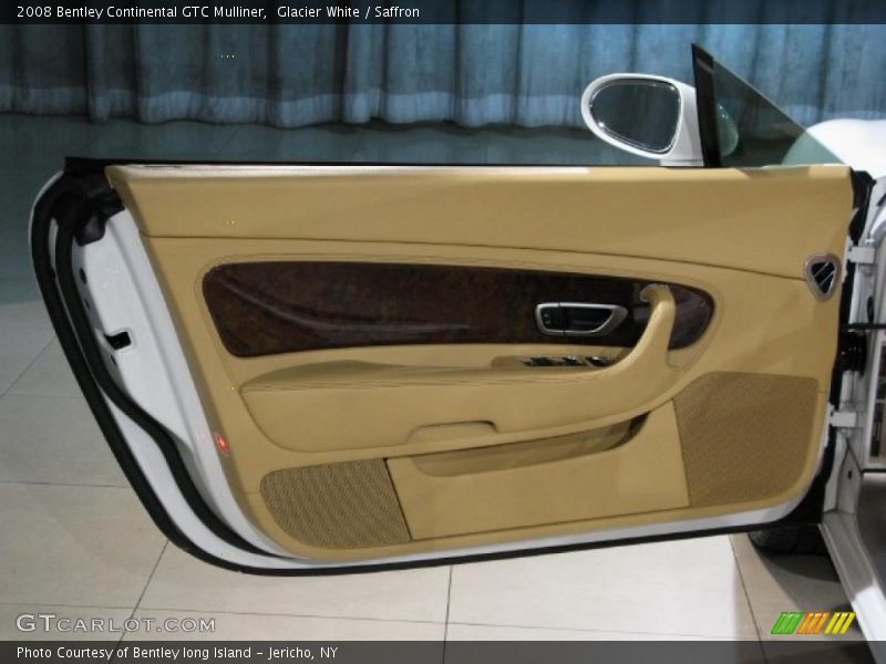 Glacier White / Saffron 2008 Bentley Continental GTC Mulliner