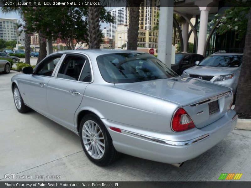 Liquid Silver Metallic / Charcoal 2007 Jaguar XJ XJ8