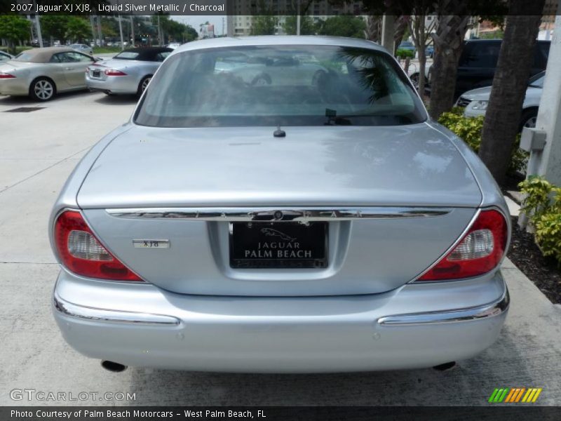 Liquid Silver Metallic / Charcoal 2007 Jaguar XJ XJ8