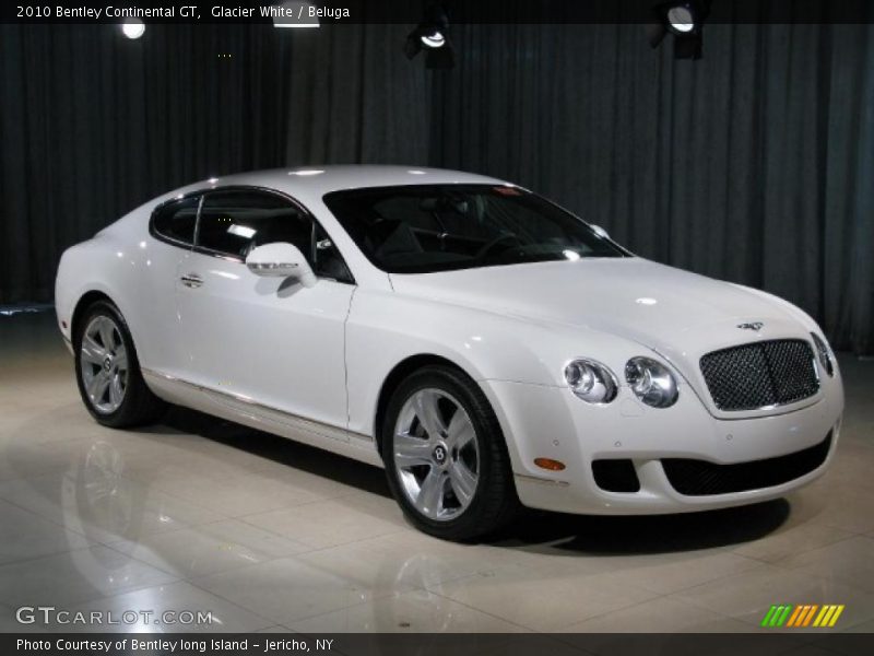 Glacier White / Beluga 2010 Bentley Continental GT