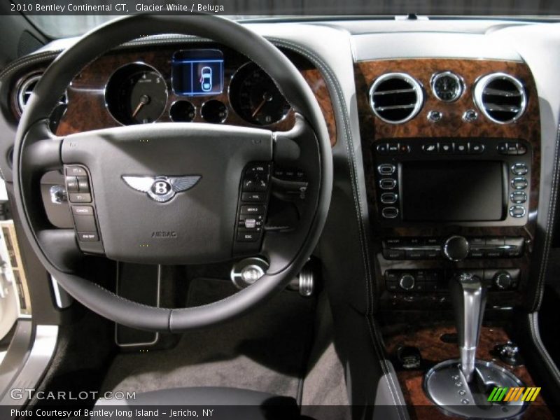 Glacier White / Beluga 2010 Bentley Continental GT