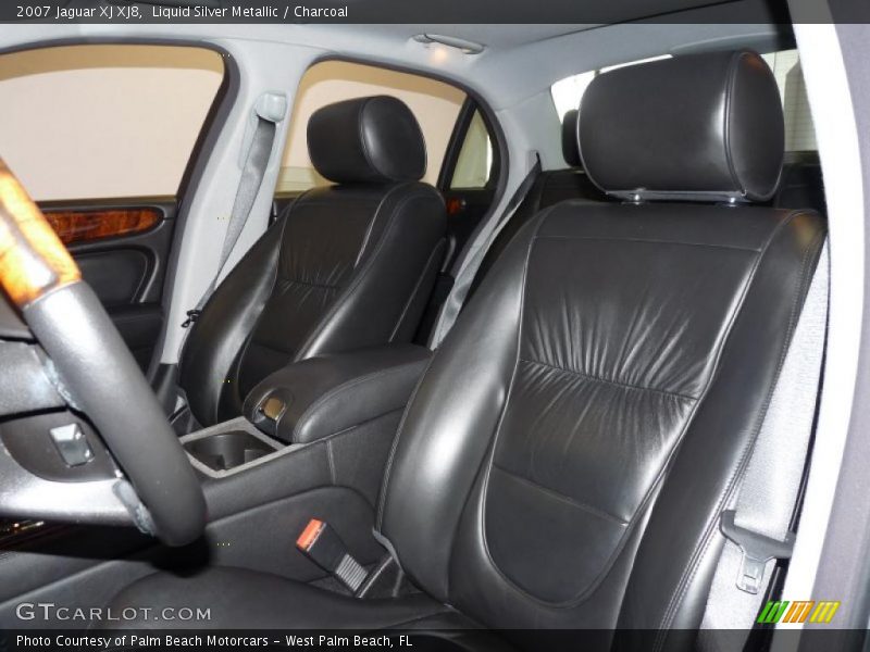 Liquid Silver Metallic / Charcoal 2007 Jaguar XJ XJ8