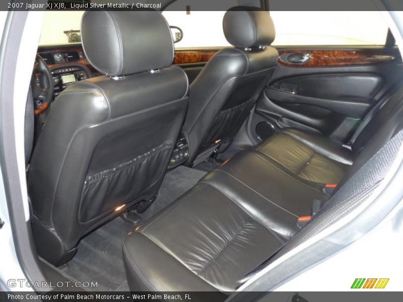 Liquid Silver Metallic / Charcoal 2007 Jaguar XJ XJ8