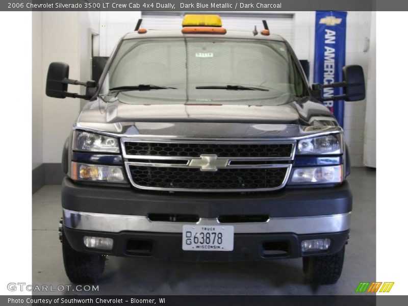 Dark Blue Metallic / Dark Charcoal 2006 Chevrolet Silverado 3500 LT Crew Cab 4x4 Dually