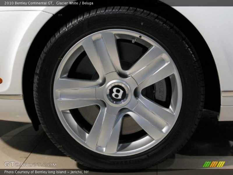 Glacier White / Beluga 2010 Bentley Continental GT