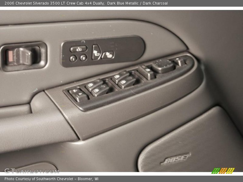 Dark Blue Metallic / Dark Charcoal 2006 Chevrolet Silverado 3500 LT Crew Cab 4x4 Dually