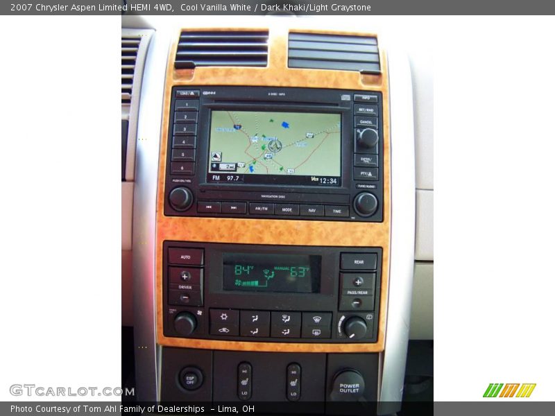Cool Vanilla White / Dark Khaki/Light Graystone 2007 Chrysler Aspen Limited HEMI 4WD