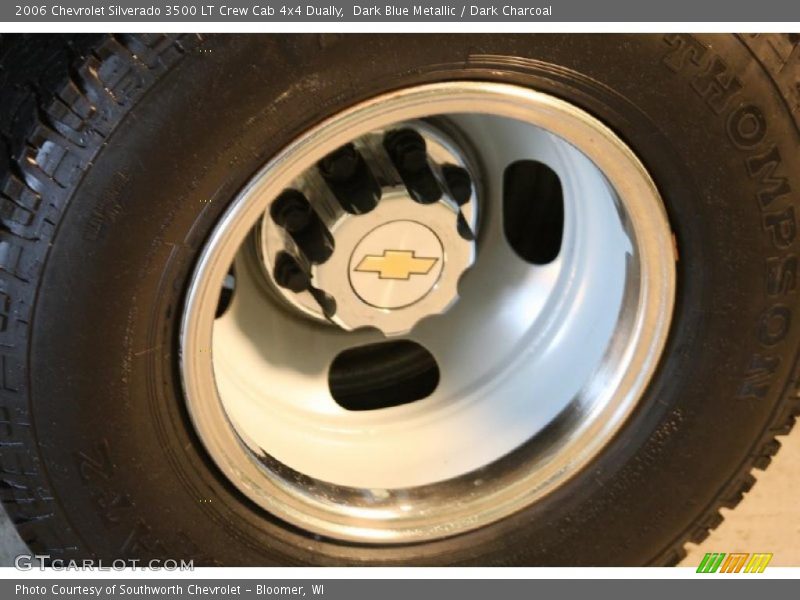 Dark Blue Metallic / Dark Charcoal 2006 Chevrolet Silverado 3500 LT Crew Cab 4x4 Dually