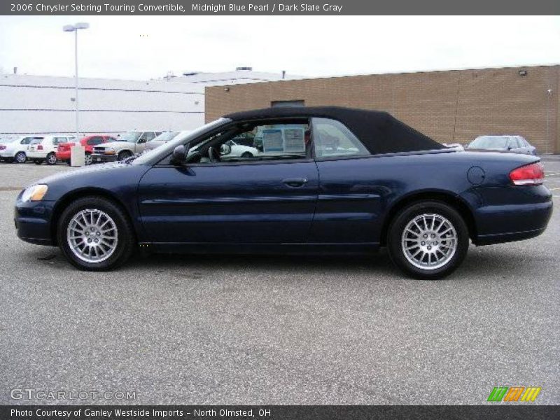 Midnight Blue Pearl / Dark Slate Gray 2006 Chrysler Sebring Touring Convertible