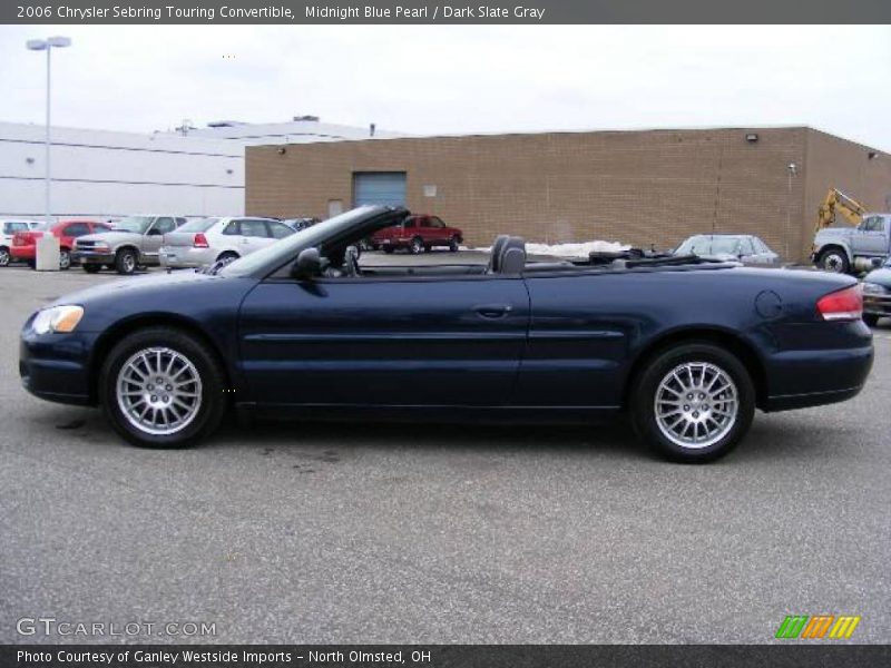 Midnight Blue Pearl / Dark Slate Gray 2006 Chrysler Sebring Touring Convertible