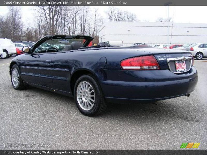 Midnight Blue Pearl / Dark Slate Gray 2006 Chrysler Sebring Touring Convertible