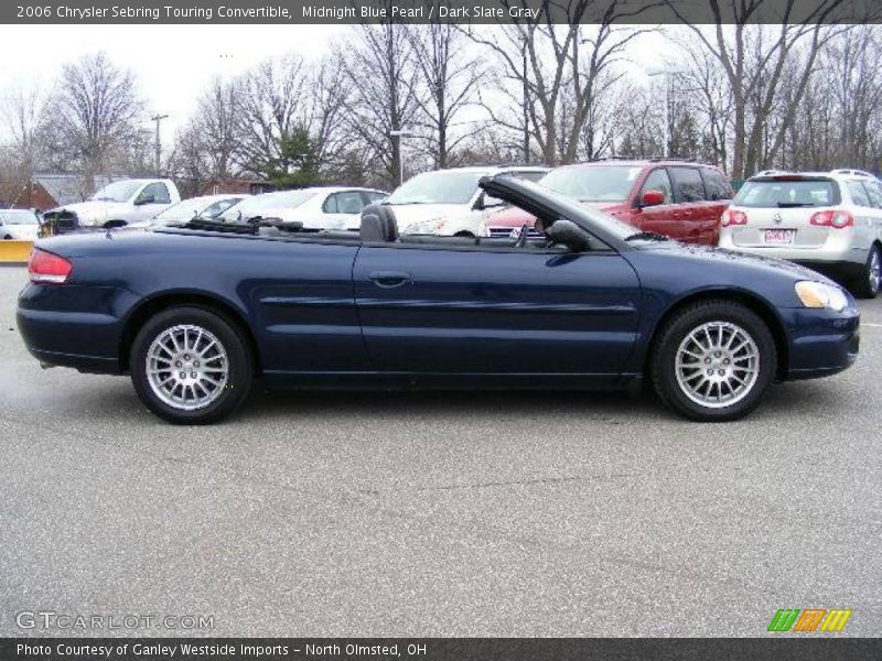Midnight Blue Pearl / Dark Slate Gray 2006 Chrysler Sebring Touring Convertible