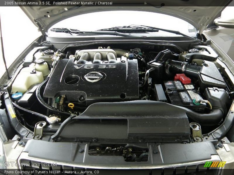 Polished Pewter Metallic / Charcoal 2005 Nissan Altima 3.5 SE