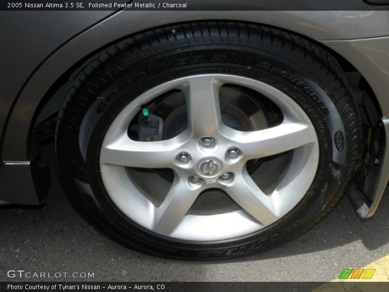 Polished Pewter Metallic / Charcoal 2005 Nissan Altima 3.5 SE