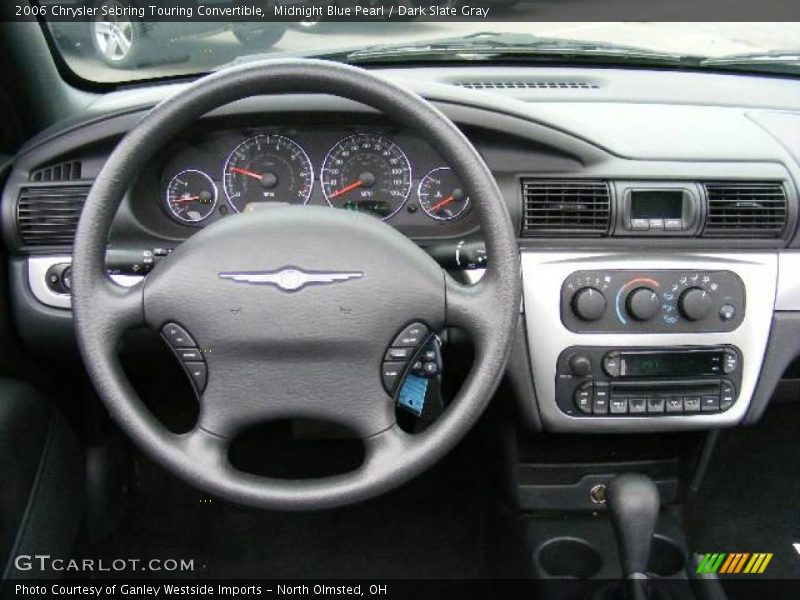 Midnight Blue Pearl / Dark Slate Gray 2006 Chrysler Sebring Touring Convertible