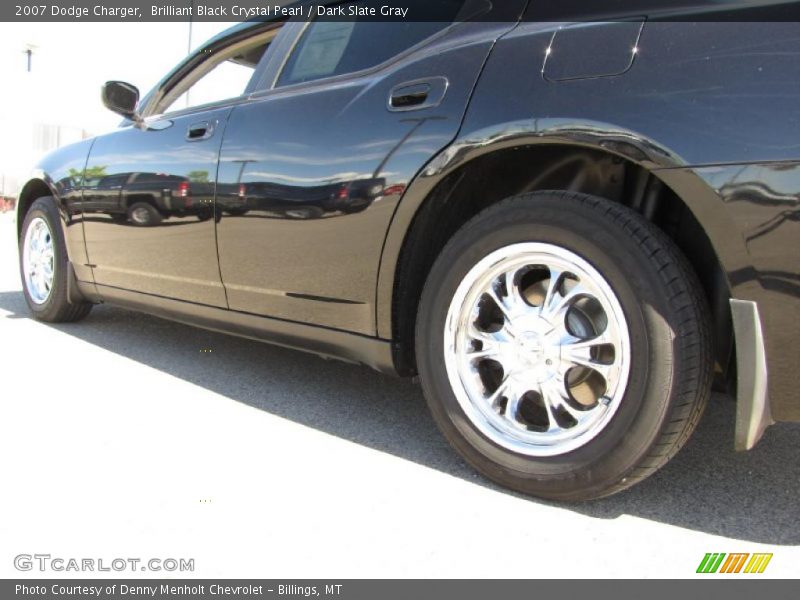 Brilliant Black Crystal Pearl / Dark Slate Gray 2007 Dodge Charger