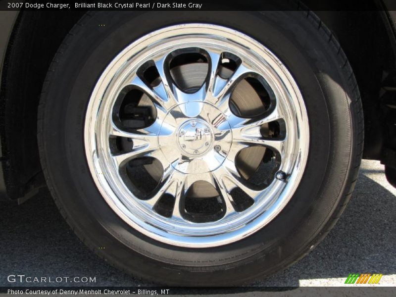Brilliant Black Crystal Pearl / Dark Slate Gray 2007 Dodge Charger