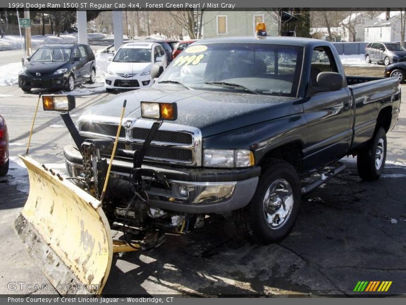 Forest Green Pearl / Mist Gray 1999 Dodge Ram 1500 ST Regular Cab 4x4