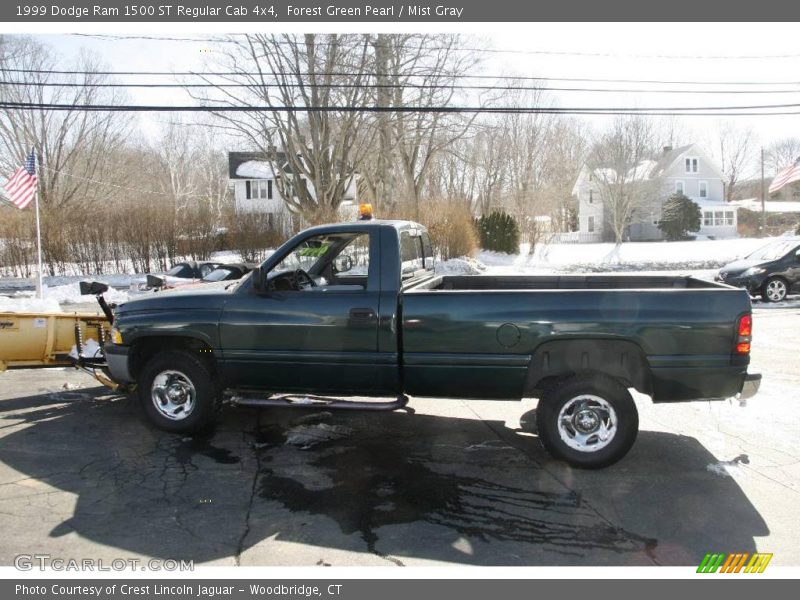 Forest Green Pearl / Mist Gray 1999 Dodge Ram 1500 ST Regular Cab 4x4