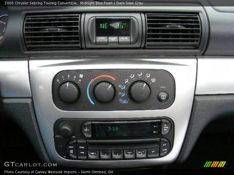 Midnight Blue Pearl / Dark Slate Gray 2006 Chrysler Sebring Touring Convertible