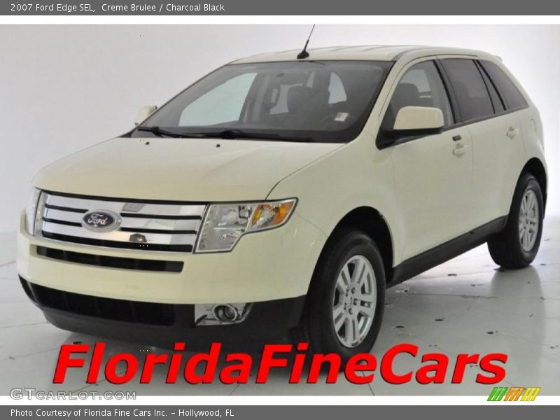 Creme Brulee / Charcoal Black 2007 Ford Edge SEL