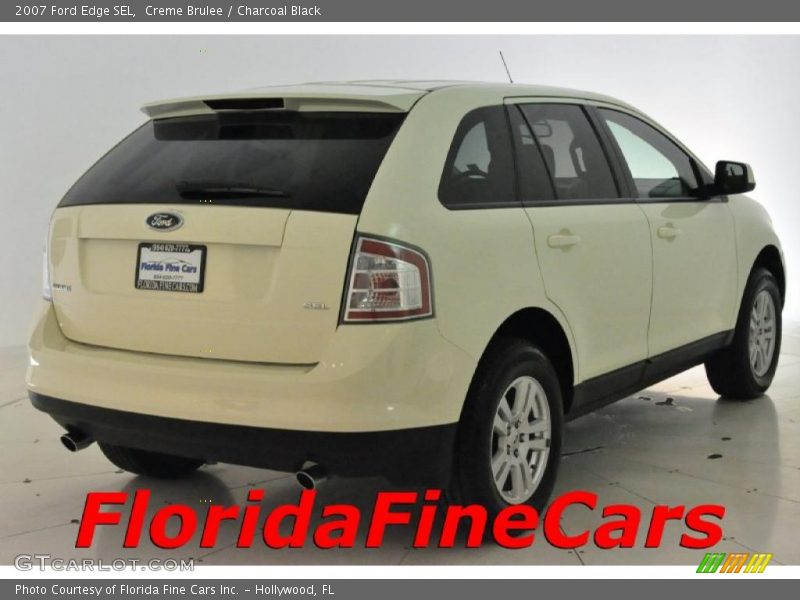 Creme Brulee / Charcoal Black 2007 Ford Edge SEL