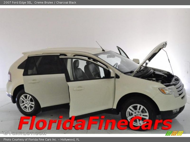 Creme Brulee / Charcoal Black 2007 Ford Edge SEL