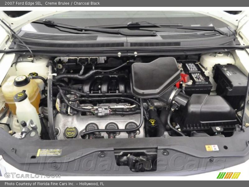 Creme Brulee / Charcoal Black 2007 Ford Edge SEL