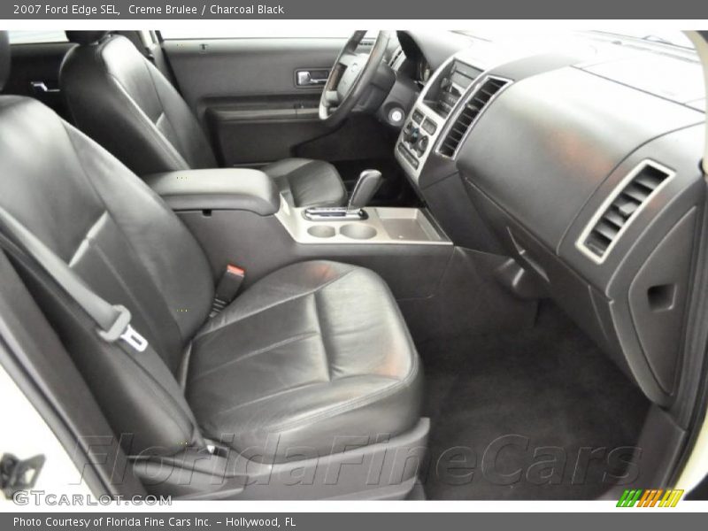 Creme Brulee / Charcoal Black 2007 Ford Edge SEL