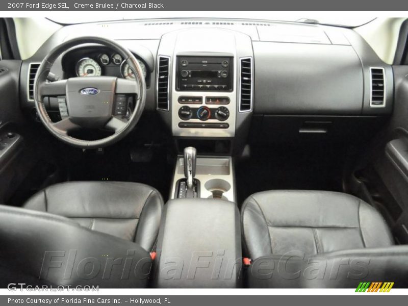 Creme Brulee / Charcoal Black 2007 Ford Edge SEL