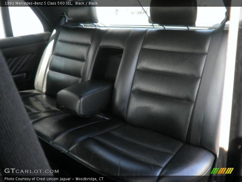 Black / Black 1991 Mercedes-Benz S Class 560 SEL
