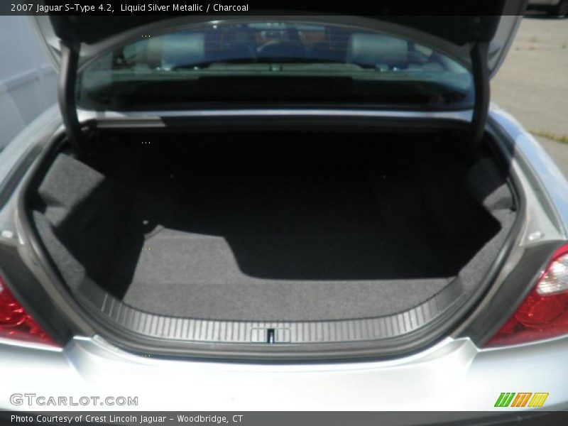 Liquid Silver Metallic / Charcoal 2007 Jaguar S-Type 4.2