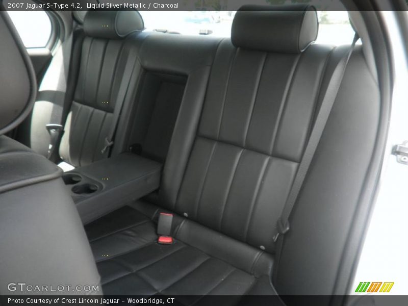 Liquid Silver Metallic / Charcoal 2007 Jaguar S-Type 4.2