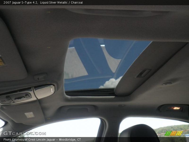 Liquid Silver Metallic / Charcoal 2007 Jaguar S-Type 4.2