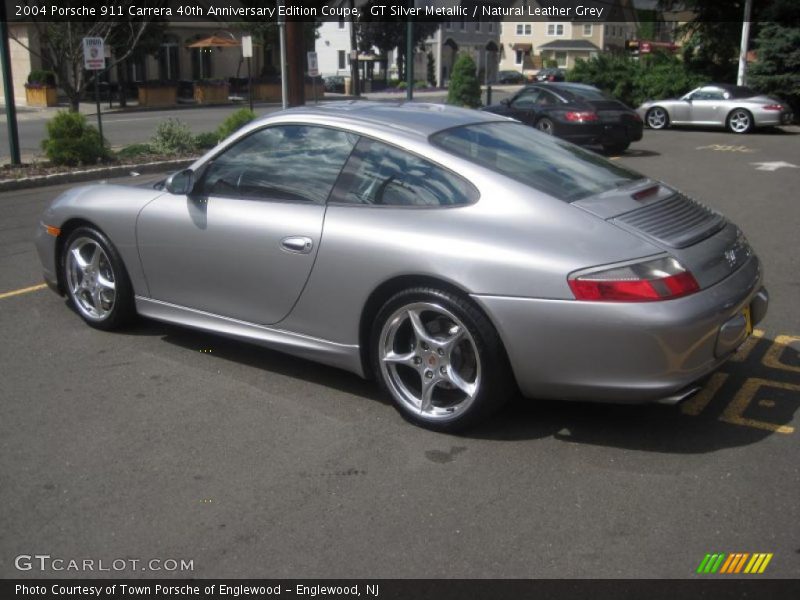 GT Silver Metallic / Natural Leather Grey 2004 Porsche 911 Carrera 40th Anniversary Edition Coupe