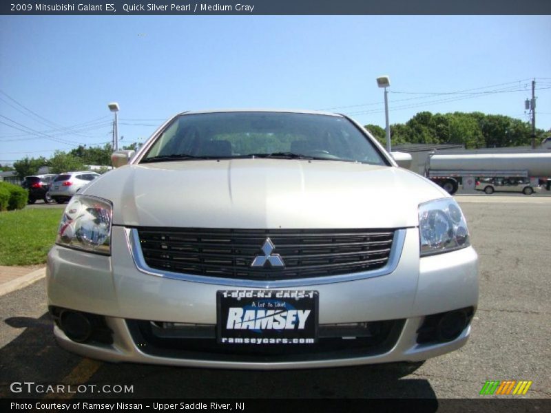 Quick Silver Pearl / Medium Gray 2009 Mitsubishi Galant ES