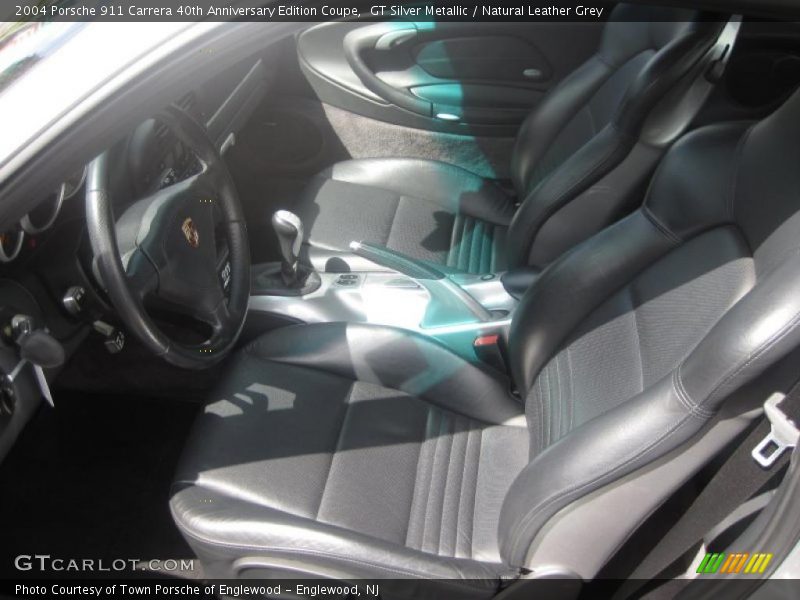 GT Silver Metallic / Natural Leather Grey 2004 Porsche 911 Carrera 40th Anniversary Edition Coupe