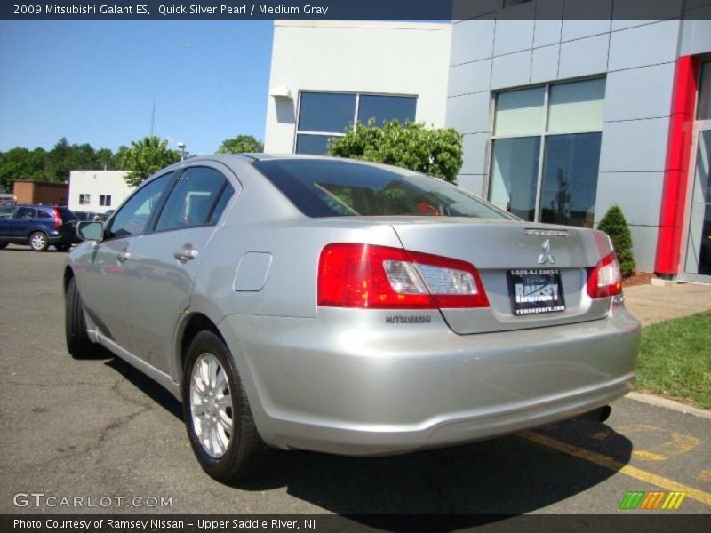 Quick Silver Pearl / Medium Gray 2009 Mitsubishi Galant ES