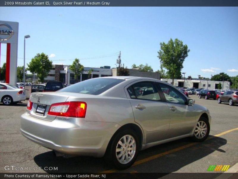 Quick Silver Pearl / Medium Gray 2009 Mitsubishi Galant ES