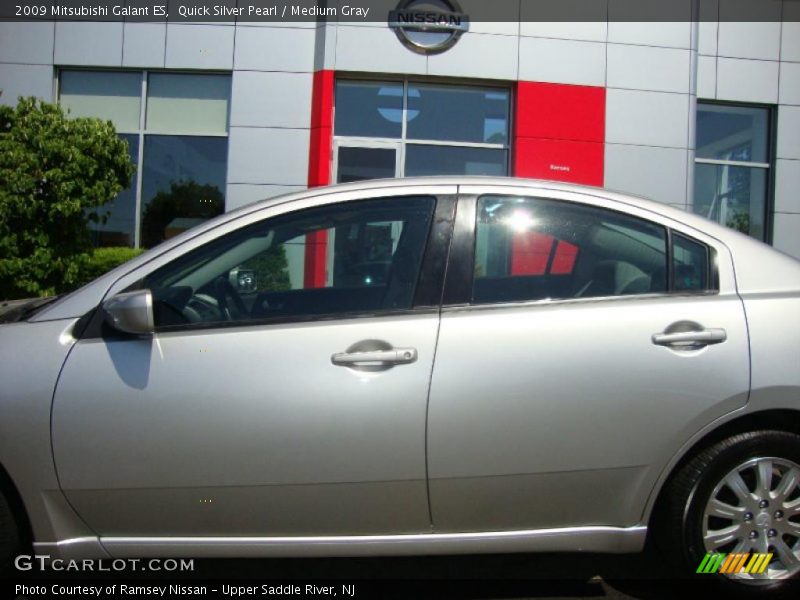 Quick Silver Pearl / Medium Gray 2009 Mitsubishi Galant ES