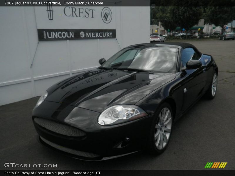 Ebony Black / Charcoal 2007 Jaguar XK XK8 Convertible